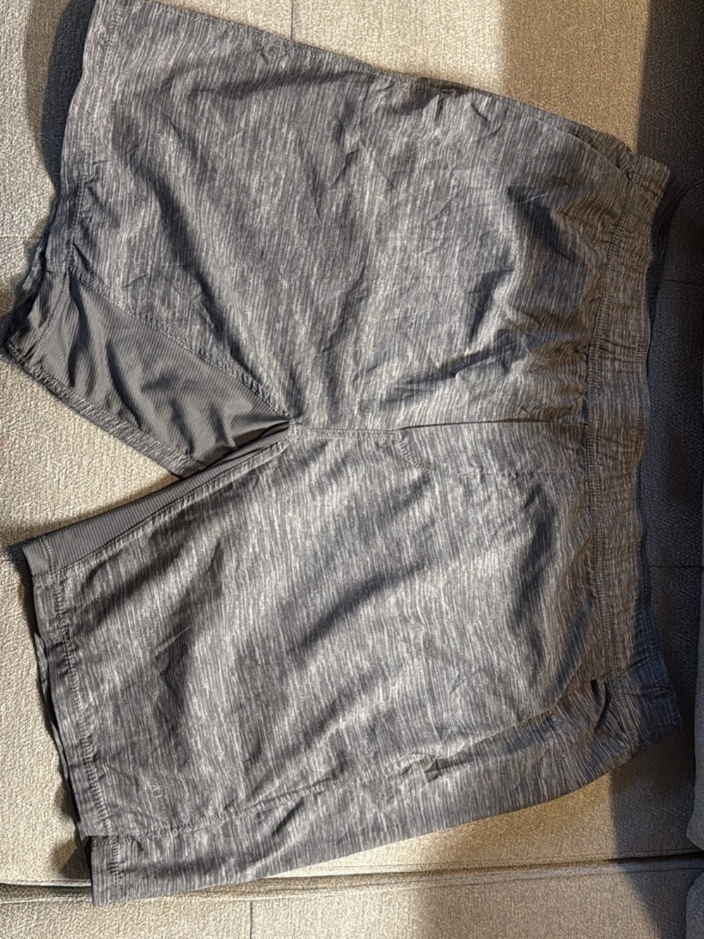 Men's Grey Heather Active Shorts